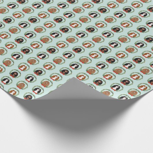 Cavalier King Charles kerstmis Cadeaupapier (Hoek)