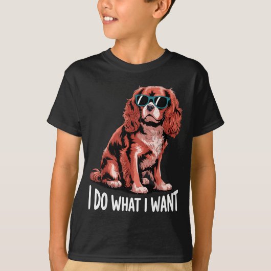 Cavalier King Charles Kunst voor mannen vrouwen Ca T-shirt (Voorkant)