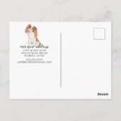 Cavalier King Charles Moving Announcement Briefkaa Briefkaart (Achterkant)