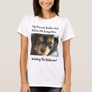 Cavalier King Charles ogen persoonlijke stalker T-shirt