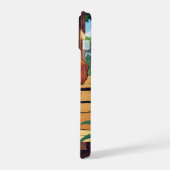 Cavalier King Charles op een bankje iPhone 15 Case (Linkerkant)