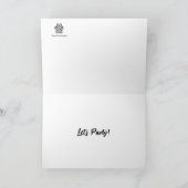 Cavalier King Charles Party Wenskaart Kaart (Binnen)