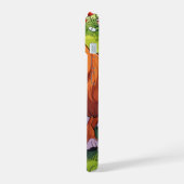 Cavalier King Charles Pastel bloemen veld iPhone 15 Case (Linkerkant)