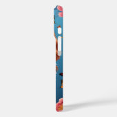 Cavalier King Charles Pastel Bloemen & Vlinders Case-Mate iPhone Case (Achterkant / Links)