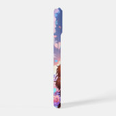 Cavalier King Charles Pastel Eenhoorn Regenbooghem iPhone 15 Case (Rechterkant)