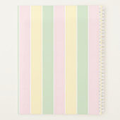 Cavalier King Charles Pastel Golden Glas in lood Planner (Achterkant)