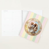 Cavalier King Charles Pastel Golden Glas in lood Planner (Display)