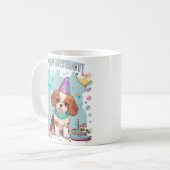 Cavalier King Charles Pastel Het is mijn verjaarda Koffiemok (Voorkant links)