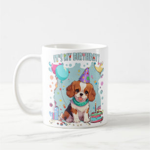 Cavalier King Charles Pastel Het is mijn verjaarda Koffiemok