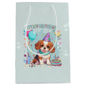 Cavalier King Charles Pastel Het is mijn verjaarda Medium Cadeauzakje (Voorkant)