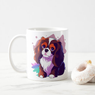Cavalier King Charles Pastel meer Splash of Color Koffiemok