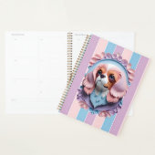 Cavalier King Charles Pastel Papier Snijkunst Planner (Display)