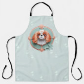 Cavalier King Charles Pastel Papier Snijkunst Schort (Voorkant)