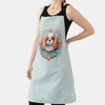 Cavalier King Charles Pastel Papier Snijkunst