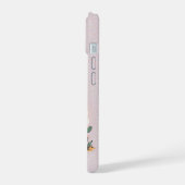 Cavalier King Charles pastel roze cowboy iPhone 15 Case (Linkerkant)