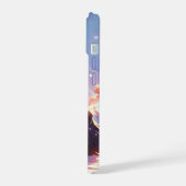 Cavalier King Charles Pastel Sakura Rainbow sky iPhone 15 Case (Linkerkant)