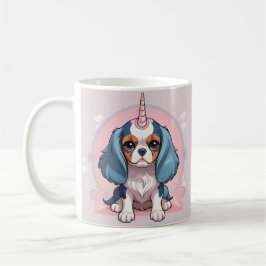 Cavalier King Charles Pink Pastel Eenhoorn Koffiemok