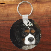 Cavalier King Charles-prinses Sleutelhanger (Voorkant)