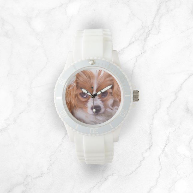 Cavalier King Charles Puppy Horloge (Creator heeft geüpload)