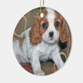 Cavalier King Charles Puppy Ornament (Links)