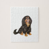 Cavalier King Charles (R) - Black en tan.png Legpuzzel (Verticaal)