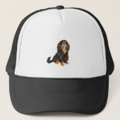 Cavalier King Charles (R) - Black en tan.png Trucker Pet (Voorkant)