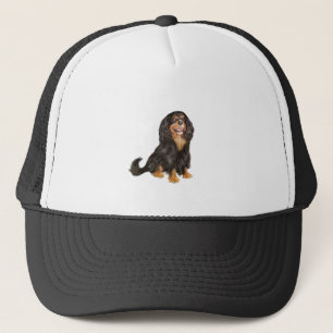 Cavalier King Charles (R) - Zwart en lichtbruin.pn Trucker Pet