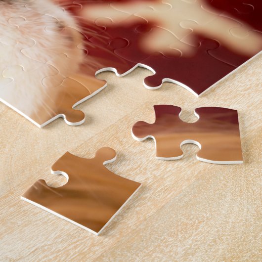 Cavalier King Charles Snowflake kerst Legpuzzel (Zijkant)