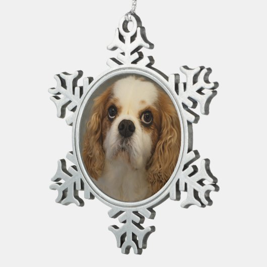 Cavalier King Charles Snowflake Ornament (Rechts)