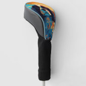 Cavalier King Charles Spaniel 002 - Bruno Pokopen Golfheadcover (Schuin)