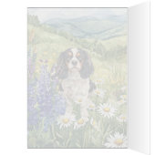 Cavalier King Charles Spaniel - 5" x 7" Kunstkaart (Binnen (Links))