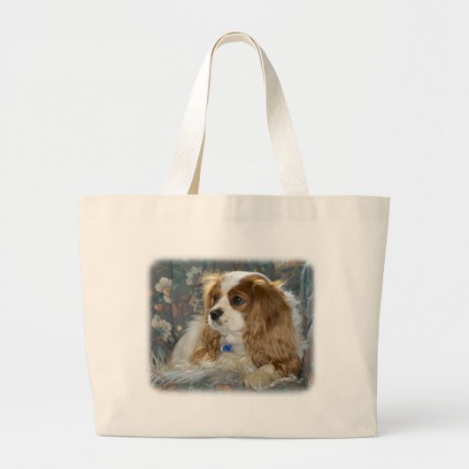 Cavalier King Charles Spaniel 8R16D-01 Grote Tote Bag (Voorkant)