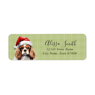 Cavalier King Charles Spaniel Adresetiketten Etiket