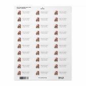 Cavalier King Charles Spaniel Adresetiketten Etiket (Full Sheet)