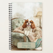 Cavalier King Charles Spaniel Afspraak zonder Datu Planner (Voorkant)