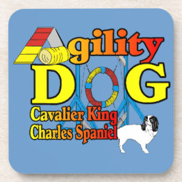 Cavalier King Charles Spaniel Agility Bier Onderzetter
