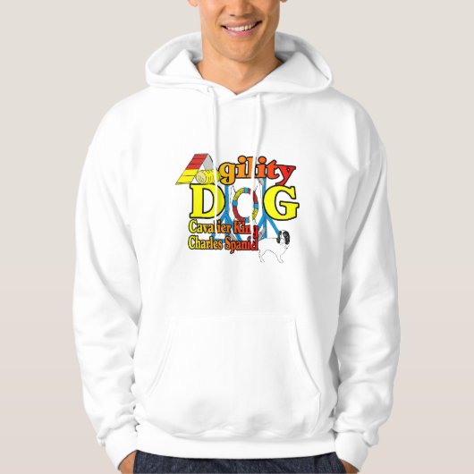 Cavalier_King_Charles_Spaniel_Agility Hoodie (Voorkant)