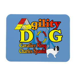 Cavalier King Charles Spaniel Agility Magneet