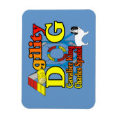 Cavalier King Charles Spaniel Agility Magneet (Verticaal)