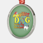 Cavalier King Charles Spaniel Agility Metalen Ornament (Links)