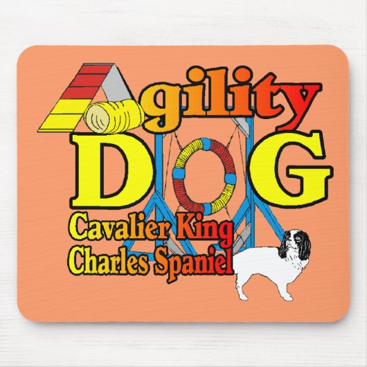 Cavalier_King_Charles_Spaniel_Agility Muismat (Voorkant)