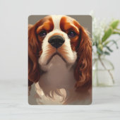 Cavalier King Charles Spaniel AI5 Kaart (Staand voorkant)