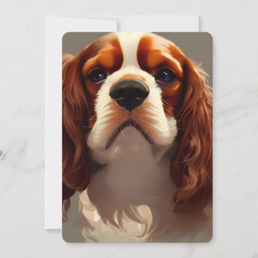 Cavalier King Charles Spaniel AI5 Kaart (Voorkant)