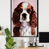 cavalier king charles spaniel ai7 poster (Thuiskantoor)