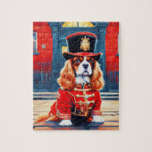 Cavalier King Charles Spaniel Als Beefeater Legpuzzel (Verticaal)