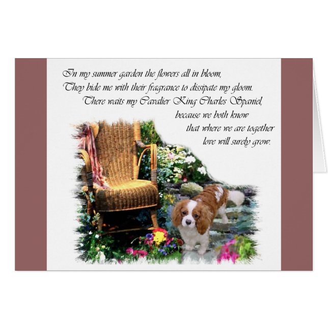 Cavalier King Charles Spaniel Art (Voorkant Horizontaal)