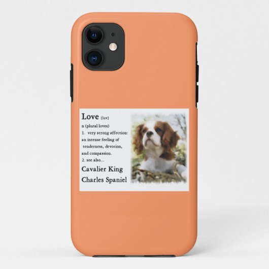 Cavalier King Charles Spaniel Art Love Case-Mate iPhone Case (Achterkant)