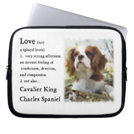 Cavalier King Charles Spaniel Art Love Laptop Sleeve