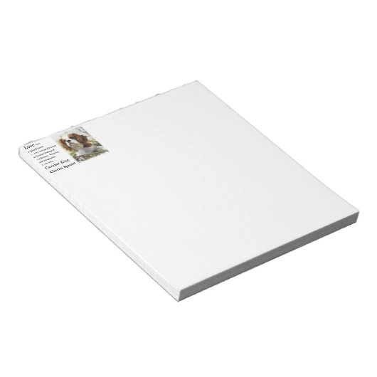 Cavalier King Charles Spaniel Art Love Notitieblok (Schuin)