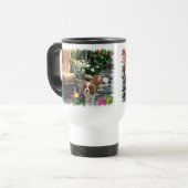 Cavalier King Charles Spaniel Art Reisbeker (Voorkant links)